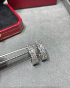 [Elowen jewels ]LOVE 5.5MM DIAMOND PAVED EARRINGS