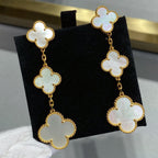 [Elowen jewels ]CLOVER MOP 3 MOTIVE GOLDOHRRINGE
