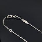 [Elowen jewels ]CLOVER PIETERSITE SILVER LONG NECKLACE