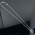 [Elowen jewels ]CLOVER PIETERSITE SILVER LONG NECKLACE