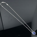 [Elowen jewels ]CLOVER PIETERSITE SILVER LONG NECKLACE