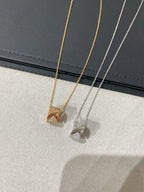 [Elowen jewels ]LIENS EVIDENCE DIAMOND PAVED NECKLACE