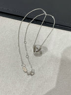 [Elowen jewels ]LIENS EVIDENCE DIAMOND PAVED NECKLACE