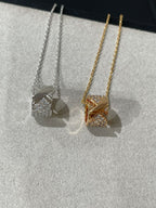 [Elowen jewels ]LIENS EVIDENCE DIAMOND PAVED NECKLACE