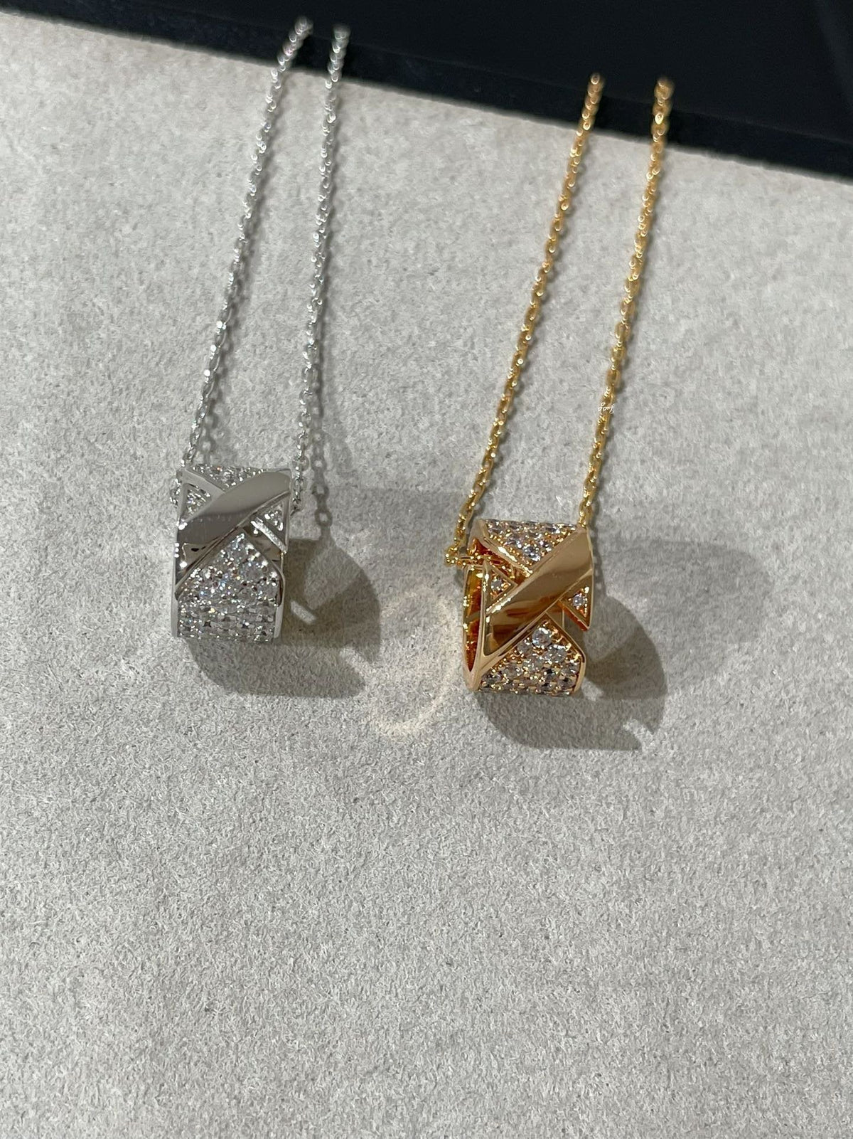 [Elowen jewels ]LIENS EVIDENCE DIAMOND PAVED NECKLACE