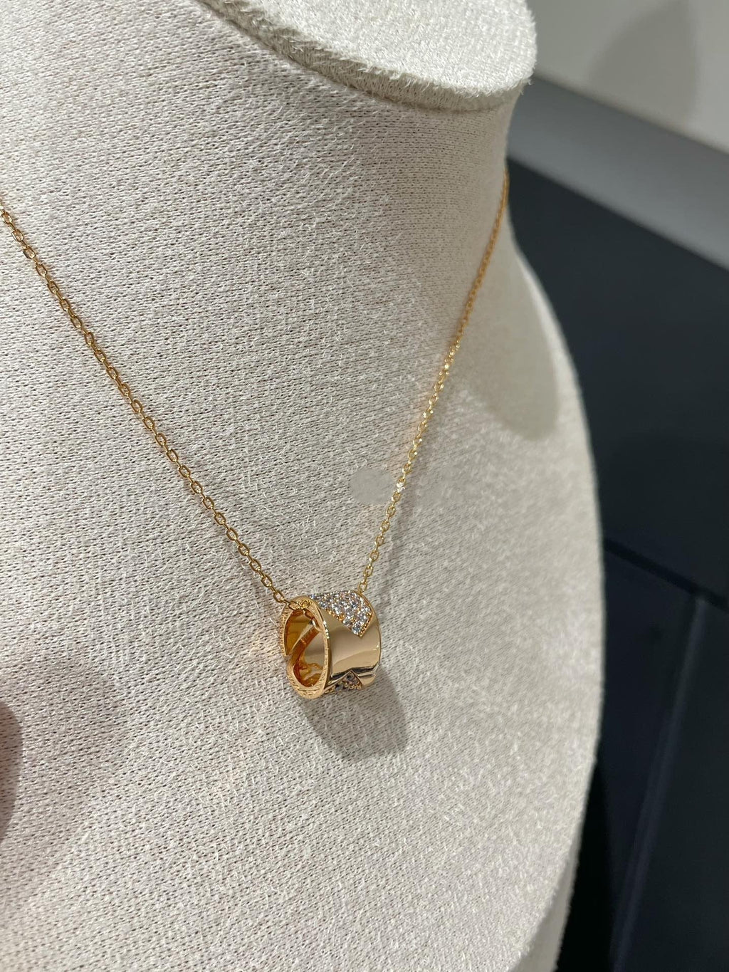 [Elowen jewels ]LIENS EVIDENCE DIAMOND PAVED NECKLACE