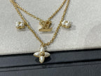 [Elowen jewels ]FLOWERGRAM GOLD MOP DOUBLE ROW NECKLACE