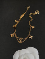 [Elowen jewels ]BLOOMING PINKGOLD-ARMBAND MIT PERLMUTT