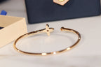 [Elowen jewels ]IDYLLE GOLD OPEN BRACELET DIAMOND PAVED