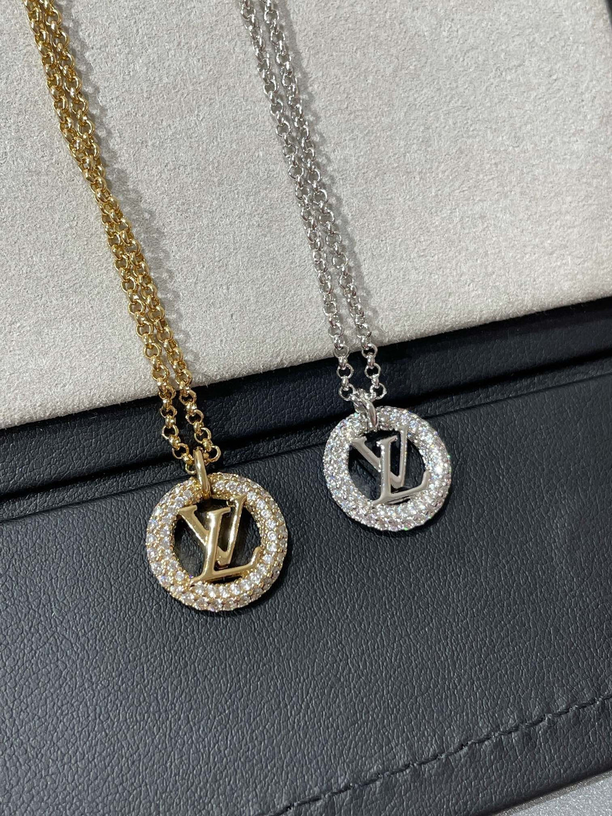[Elowen jewels ]BY NIGHT DIAMOND PAVED NECKLACE