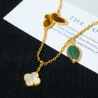 [Elowen jewels ]ラッキースプリング 5モチーフ ゴールドブレスレット