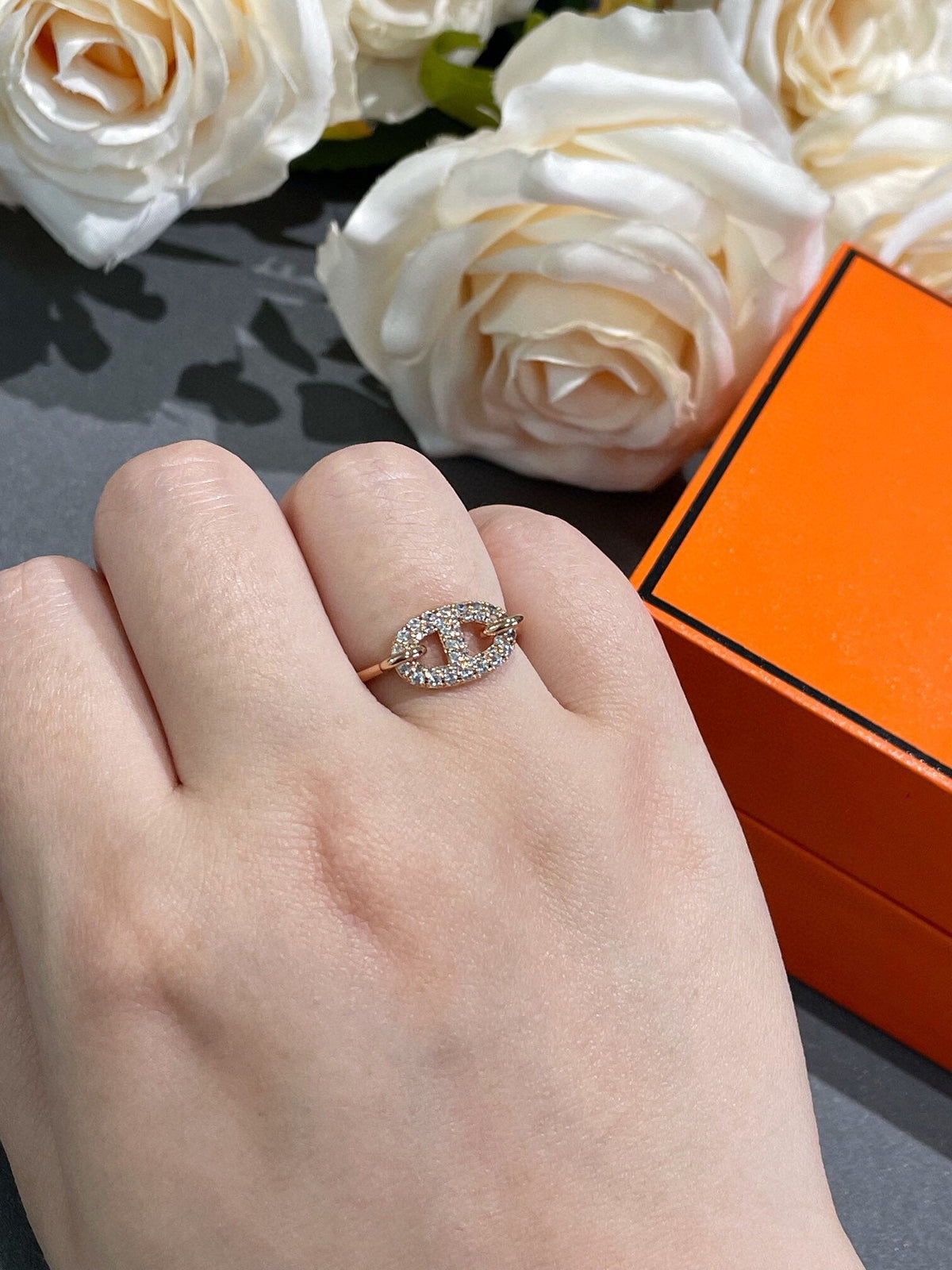 [Elowen jewels ]ロンデ スモール ダイヤモンドリング