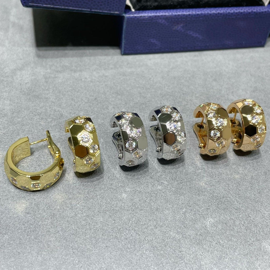 [Elowen jewels ]ビー・ラブ・ダイヤモンド・フープピアス