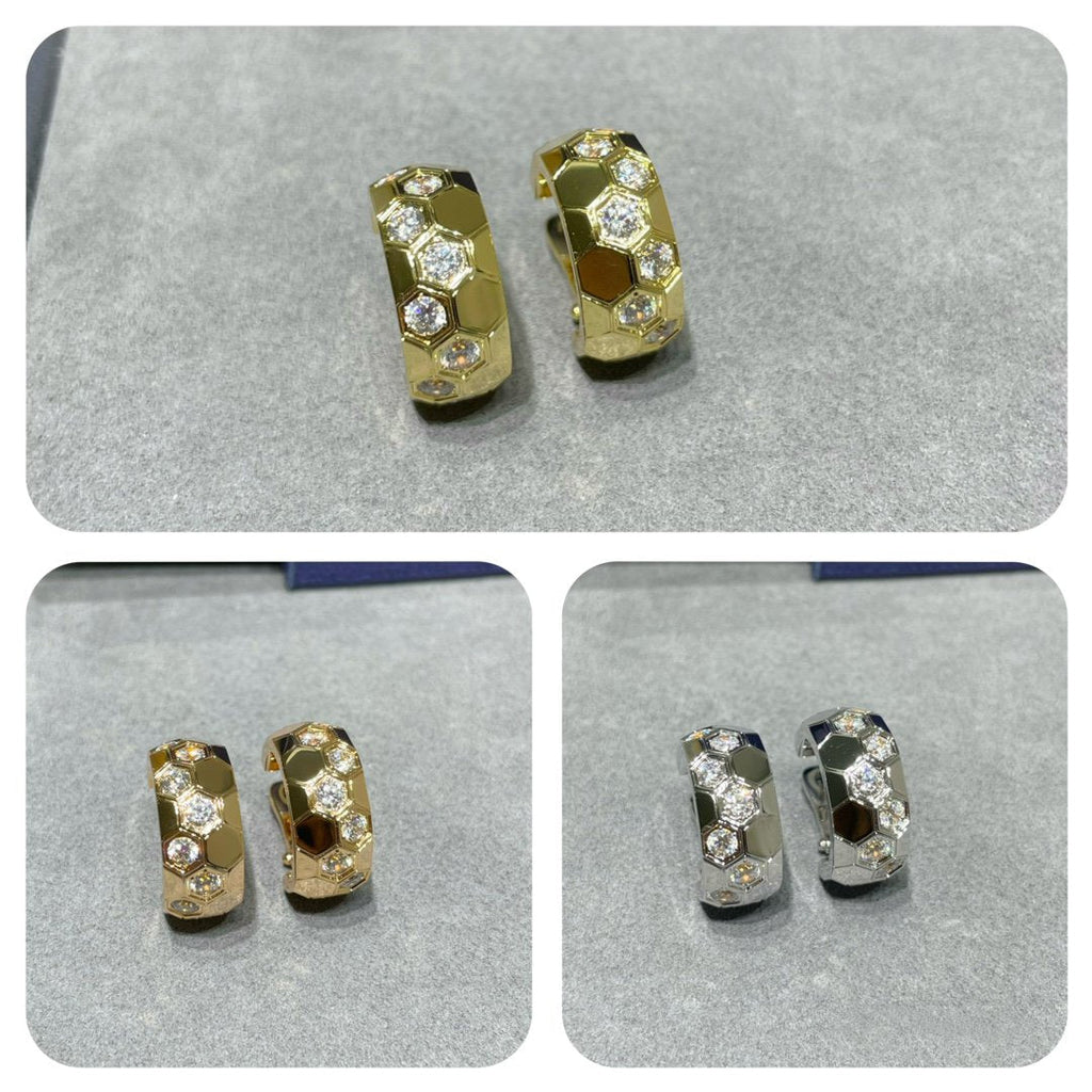 [Elowen jewels ]ビー・ラブ・ダイヤモンド・フープピアス