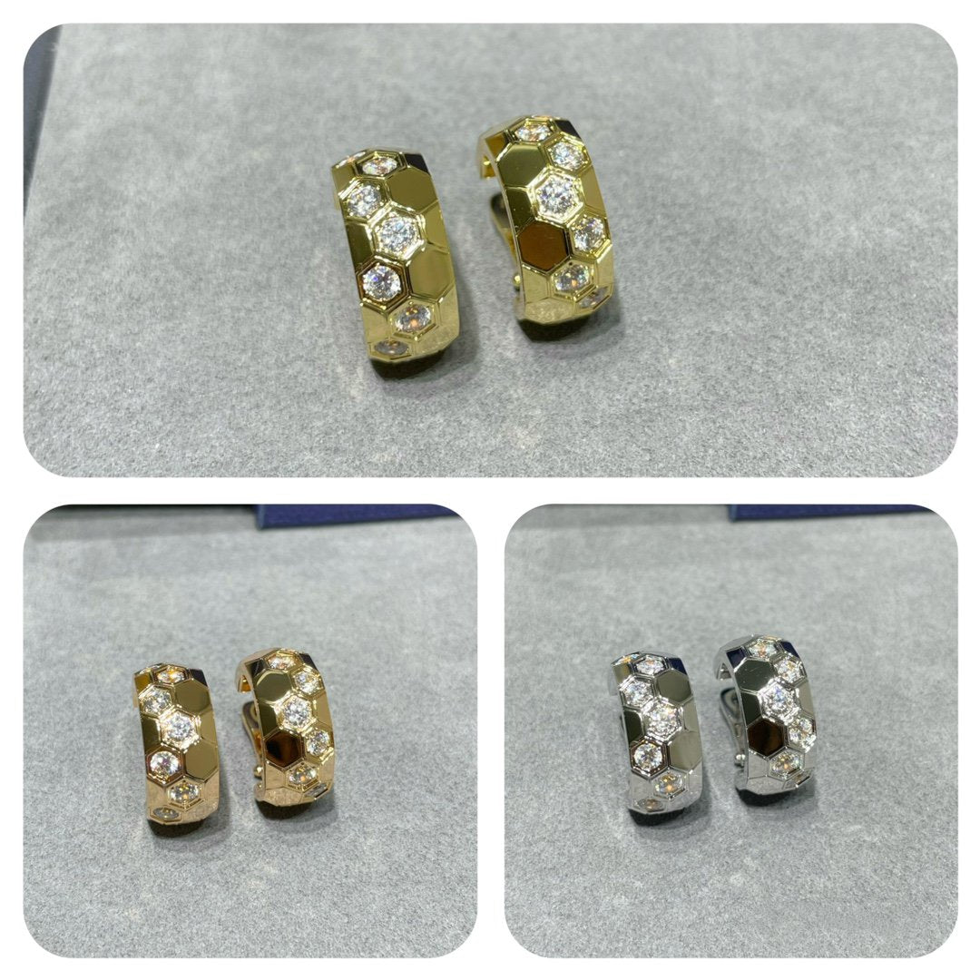 [Elowen jewels ]ビー・ラブ・ダイヤモンド・フープピアス