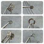 {
  "Elowen jewels": "Elowen jewels",
  "BEE LOVE DIAMOND PAVED 3 ROW NECKLACE": "BEE LOVE ダイヤモンド パヴェ 3連ネックレス"
}