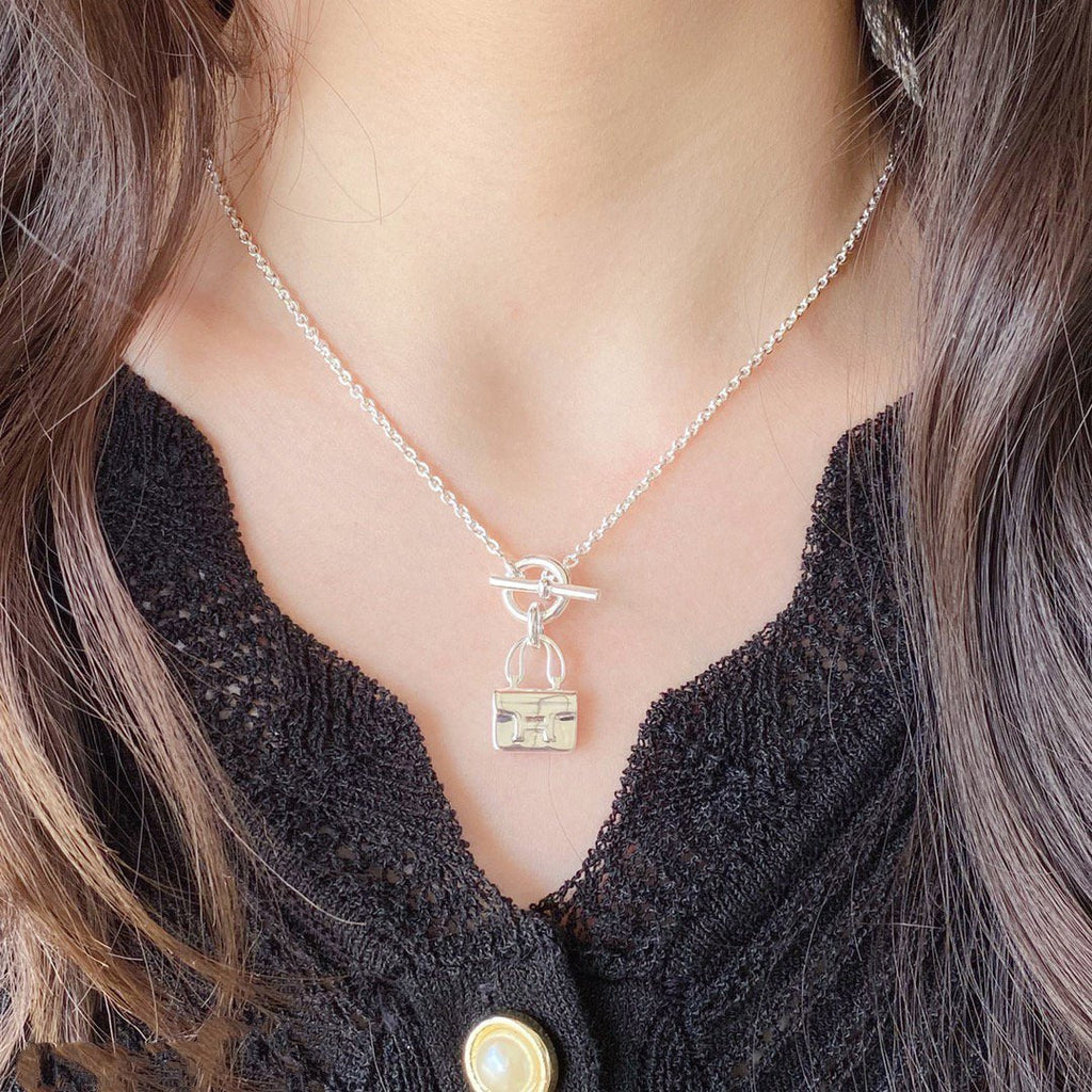[Elowen jewels ]CONSTANCE PEDANT SILVER NECKLACE