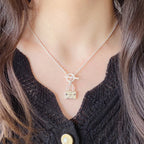 [Elowen jewels ]CONSTANCE PEDANT SILVER NECKLACE