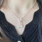[Elowen jewels ]CONSTANCE PEDANT SILVER NECKLACE
