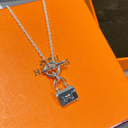 [Elowen jewels ]CONSTANCE PEDANT SILVER NECKLACE