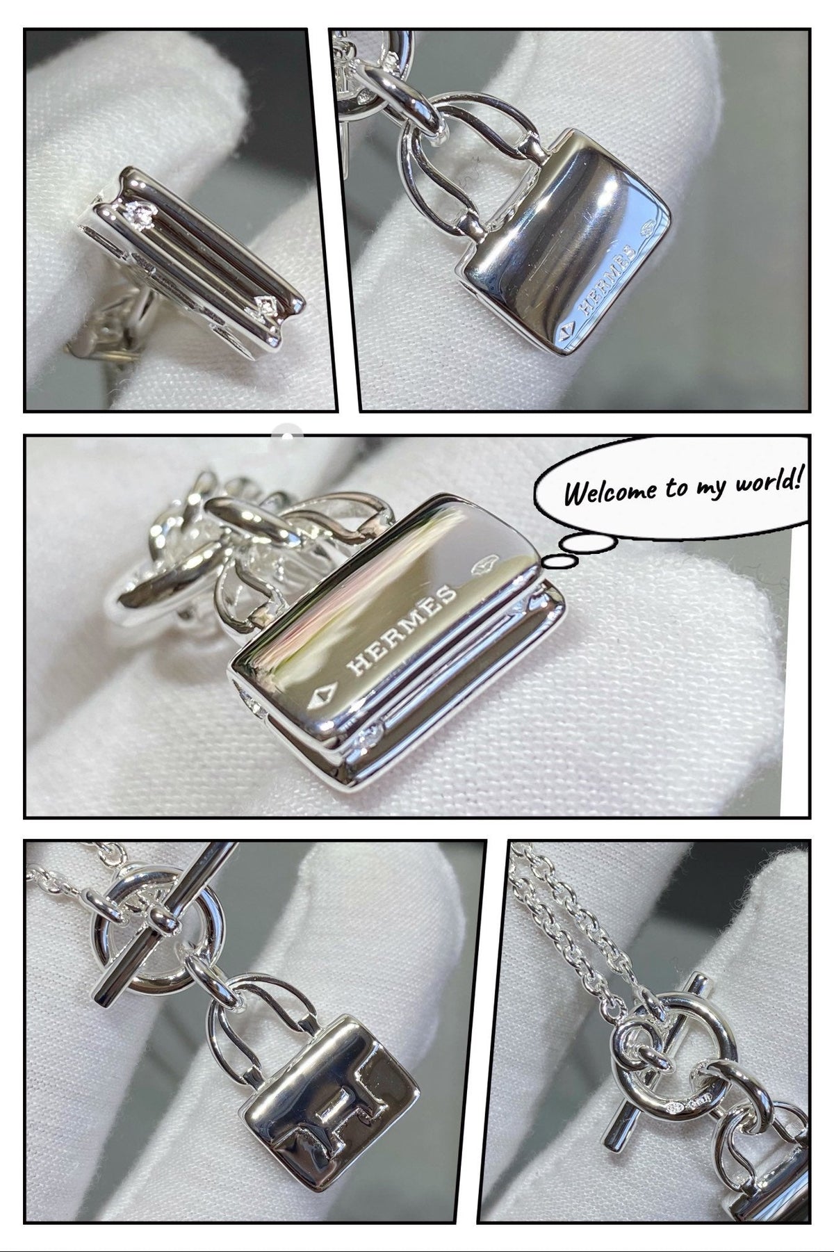 [Elowen jewels ]CONSTANCE PEDANT SILVER NECKLACE