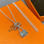 [Elowen jewels ]CONSTANCE PEDANT SILVER NECKLACE