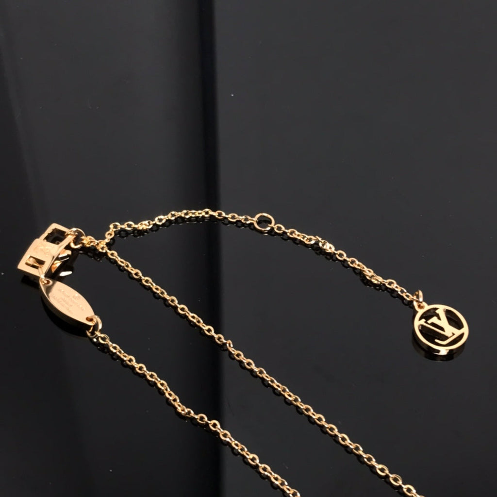 [Elowen jewels ]COLOR BLOSSOM PINK MOP SUN GOLD NECKLACE
