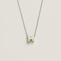 [Elowen jewels ]HM CLIC YELLOW ENAMEL GOLD NECKLACE