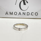 [Elowen jewels ]LOVE RING 4MM 1 DIAMOND