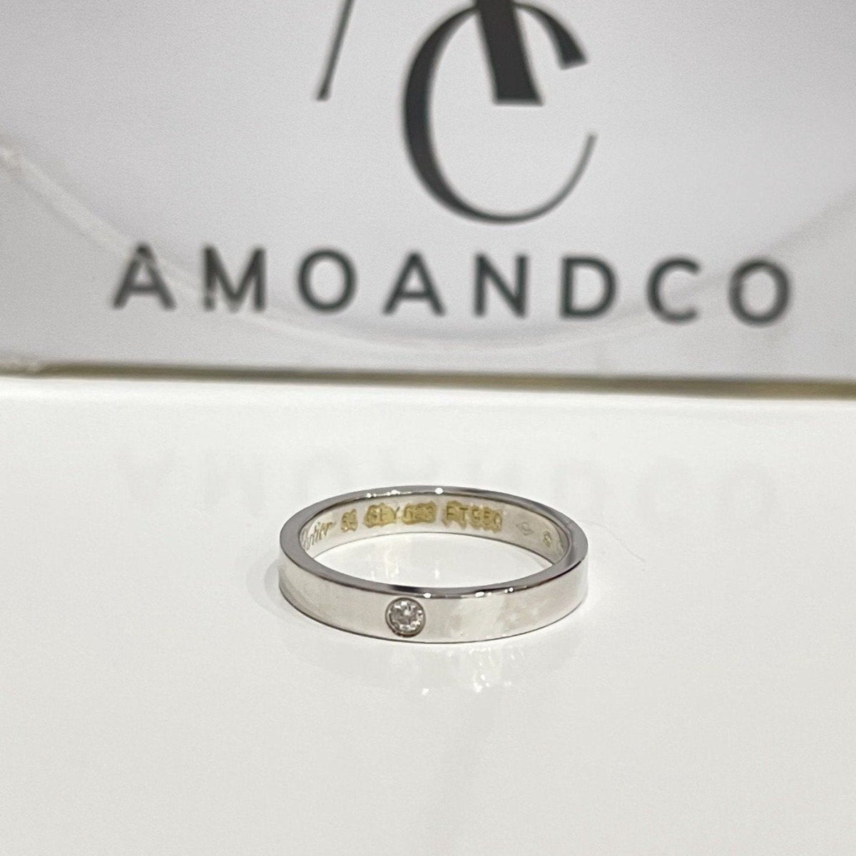 [Elowen jewels ]LOVE RING 4MM 1 DIAMANT