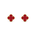 [Elowen jewels ]クローバー ミニ 9.5MM カーネリアン イヤリング
