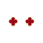 [Elowen jewels ]CLOVER MEDIUM 1 MOTIFS CARNELIAN  EARRINGS