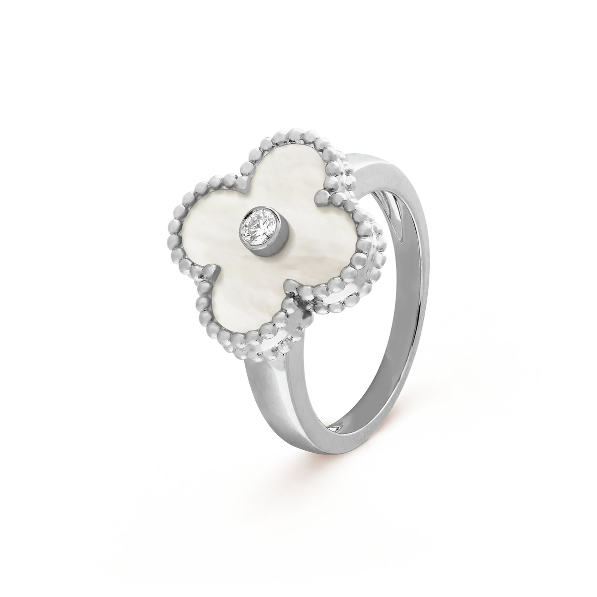 {
  "Elowen jewels": "Elowen jewels",
  "CLOVER SILVER MOP DIAMOND RING": "クローバー シルバー MOP ダイヤモンド リング"
}