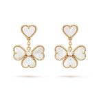 [Elowen jewels ]CLOVER SWEET WHITE MOP EARRINGS