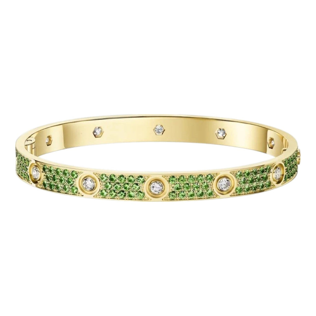 [Elowen jewels]KLASSISCHES 6,1-MM-LOVE-ARMBAND MIT 10-DIAMANT-VOLLPFLASTERUNG
