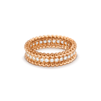 [Elowen jewels ]PERLEE DIAMANT-RING AUS ROSÉGOLD