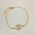 [Elowen jewels]Lucky Eye Armband mit Pavé-gefassten Diamanten