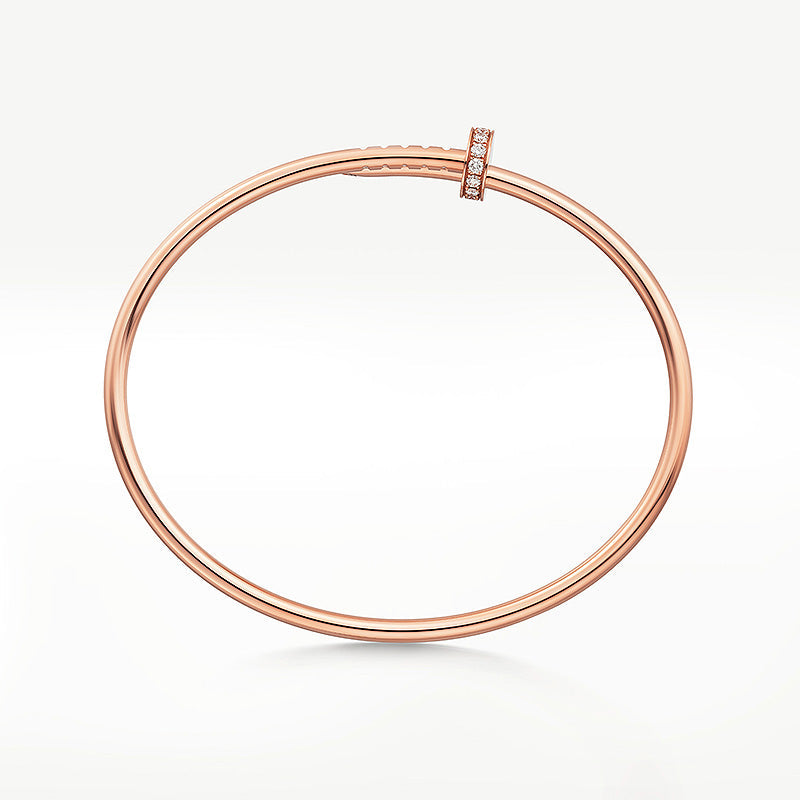 [Elowen jewels ]JUSTE ARMBAND 2,5 MM DIAMANTEN