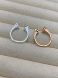 [Elowen jewels]THE CONE RIVET RING IS OPEN AND ONE SIZE FITS ALL