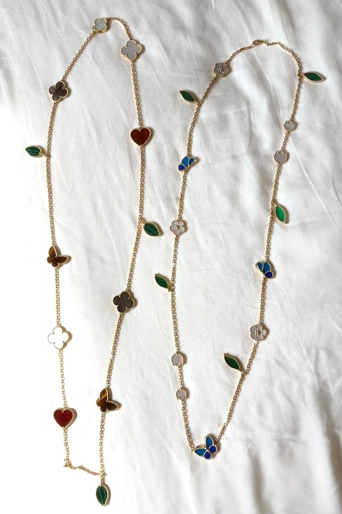 [Elowen jewels ]LUCKY SPRING GOLD  MOTIFS  NECKLACE