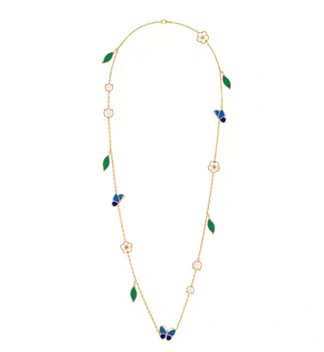 [Elowen jewels ]LUCKY SPRING GOLD  MOTIFS  NECKLACE