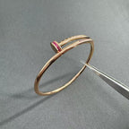 [Elowen jewels]JUSTE BRACELET 2.5MM DIAMONDS NEW