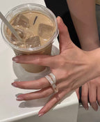 [Elowen jewels]新作 フルサークル ダブルダイヤモンドリング