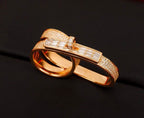 [Elowen jewels]新作 フルサークル ダブルダイヤモンドリング