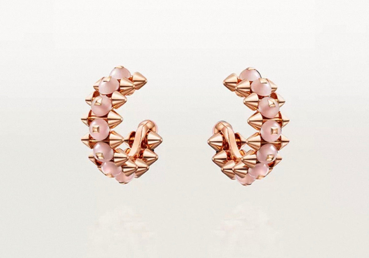 [Elowen jewels]CLASH COLLECTION アゲート カルセドニー スタッドピアス