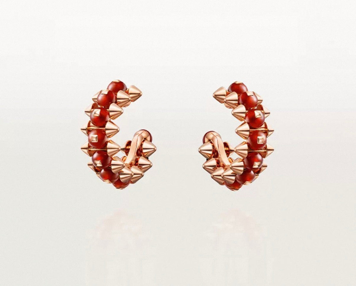 [Elowen jewels]CLASH COLLECTION アゲート カルセドニー スタッドピアス