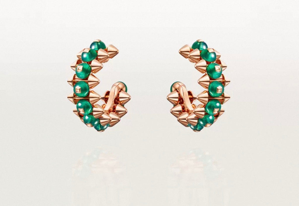 [Elowen jewels]CLASH COLLECTION アゲート カルセドニー スタッドピアス