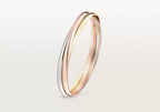 [Elowen]TRINITY COLLECTION KLASSISCHER DREIFARBIGER GOLD-DREIFACHREIFEN