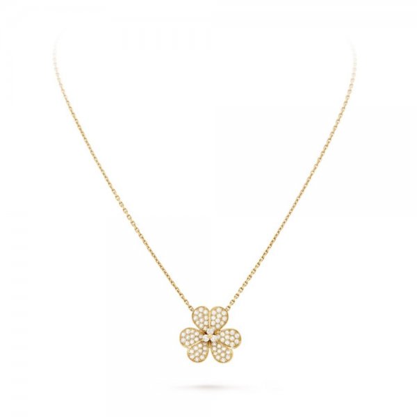 [Elowen jewels ]FLOWER DIAMOND NECKLACE