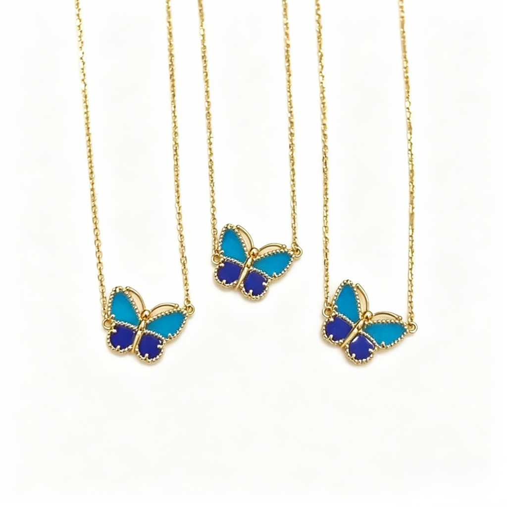 [Elowen jewels] 2026 NEUE LUCKY BUTTERFLY 1-MOTIV-HALSKETTE